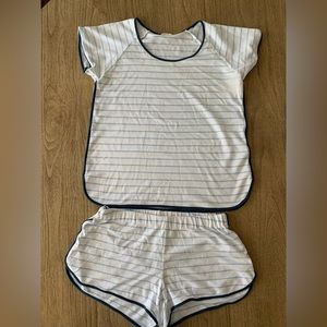 Womens LAKE Pima Cotton Pajama Set - Size Small